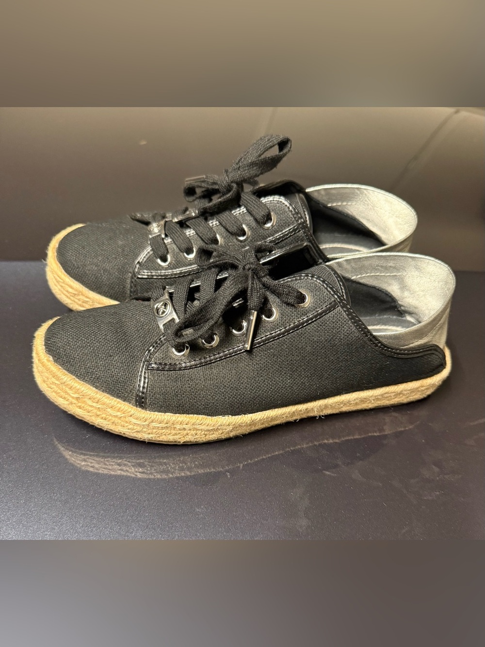 Michael Kors Black Slip-On Loafer with Branded Insole